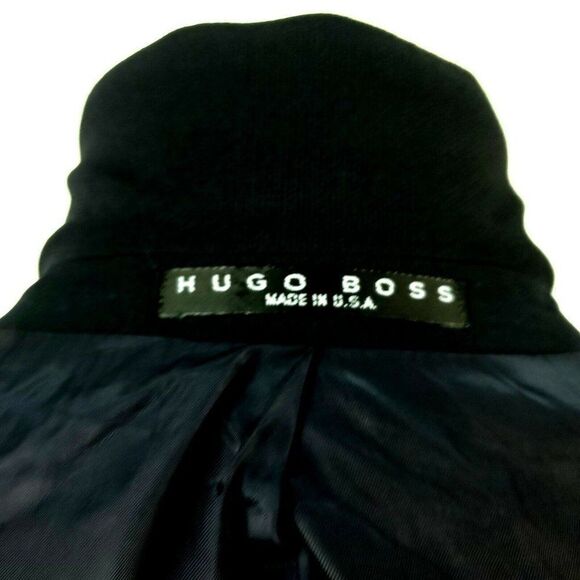 BOSS Hugo Boss Akropolis 42L 2 Button Black Wool B - Picture 10 of 11